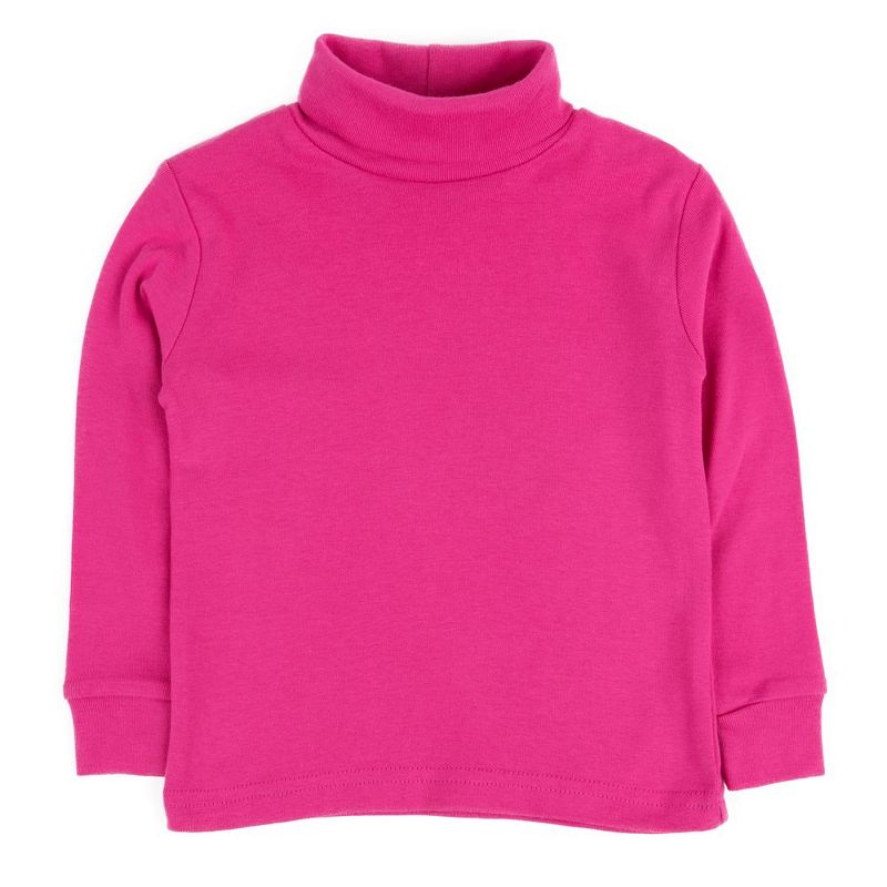 Leveret Kids Solid Classic Color Turtleneck