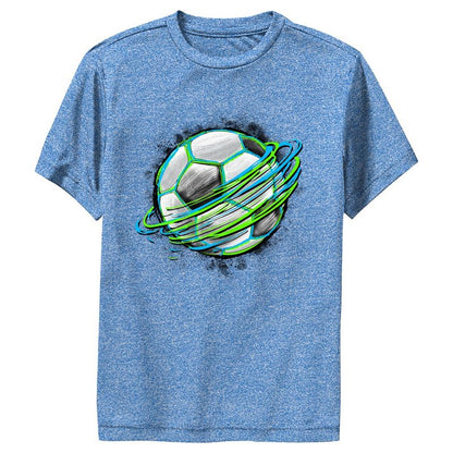 Boy's Lost Gods Soccer Ball Spin Performance Tee