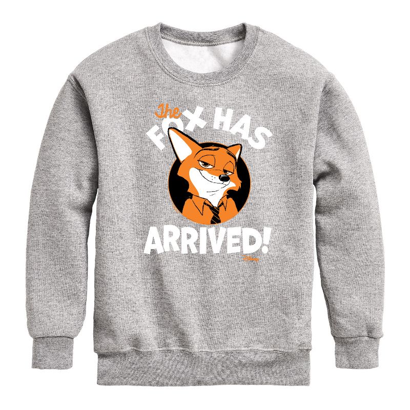 Boys' - Disney - The Fox Has Arrived Graphic Long Sleeve Fleece Sweatshirt