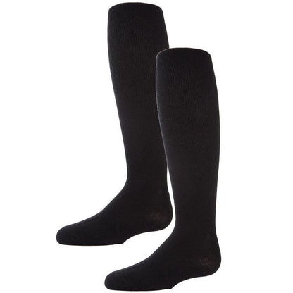 Memoi Girls' 2 Pair Pack Essentials Cotton Tights