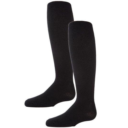 Memoi Girls' 2 Pair Pack Essentials Cotton Tights