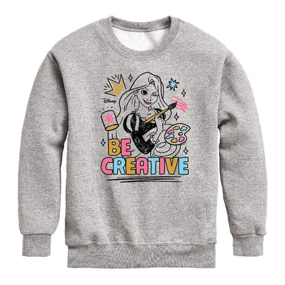 Boys' - Disney - Be Creative Graphic Long Sleeve Fleece Sweatshirt