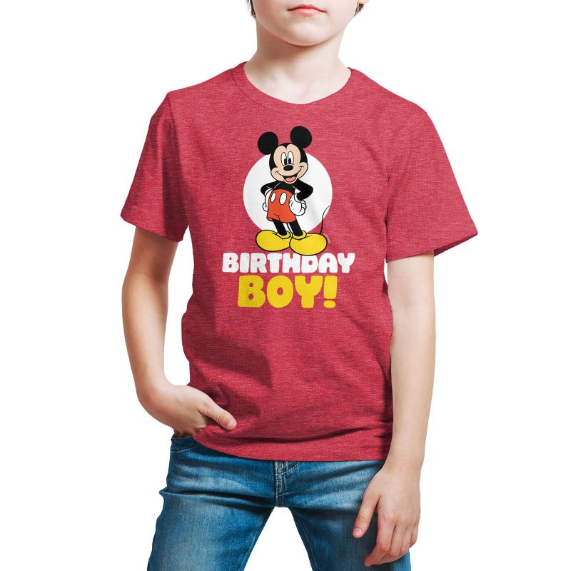 Boys' - Disney - Birthday Boy Spotlight Short Sleeve Graphic T-Shirt