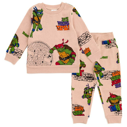 Teenage Mutant Ninja Turtles Fleece Sweatshirt and Pants Outfit Set Toddler