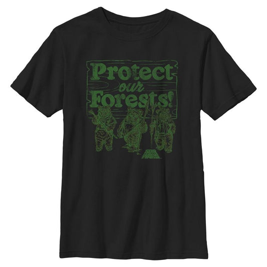Boys Star Wars Protect the Endor Forest T Shirt