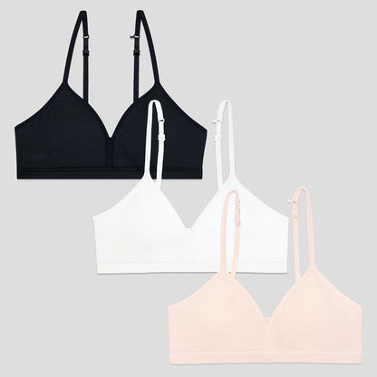 Fruit of the Loom Girls 3PK Seamless Bralette