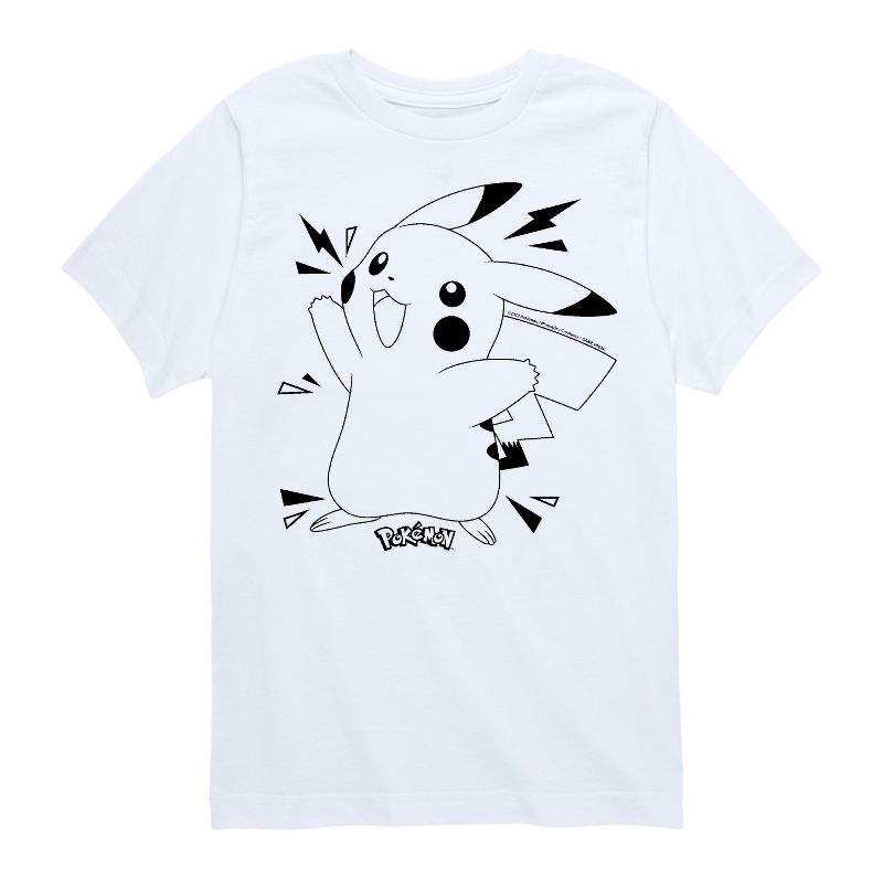 تي شيرت جرافيكي بأكمام قصيرة للأولاد - بوكيمون - بوكيديكس بيكاتشو