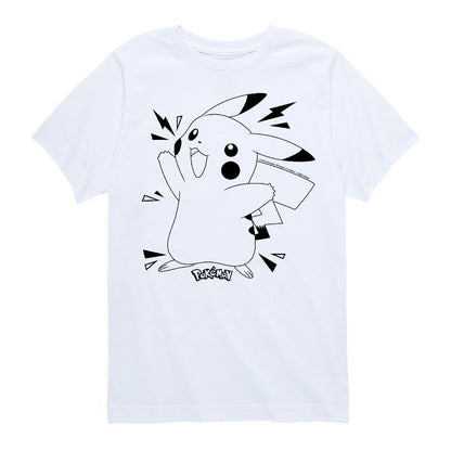 تي شيرت جرافيكي بأكمام قصيرة للأولاد - بوكيمون - بوكيديكس بيكاتشو