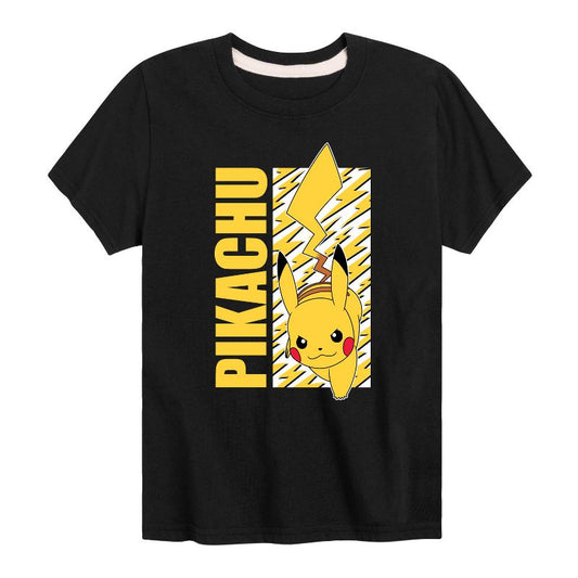 Boys' - Pokémon - Pikachu Logo Short Sleeve Graphic T-Shirt