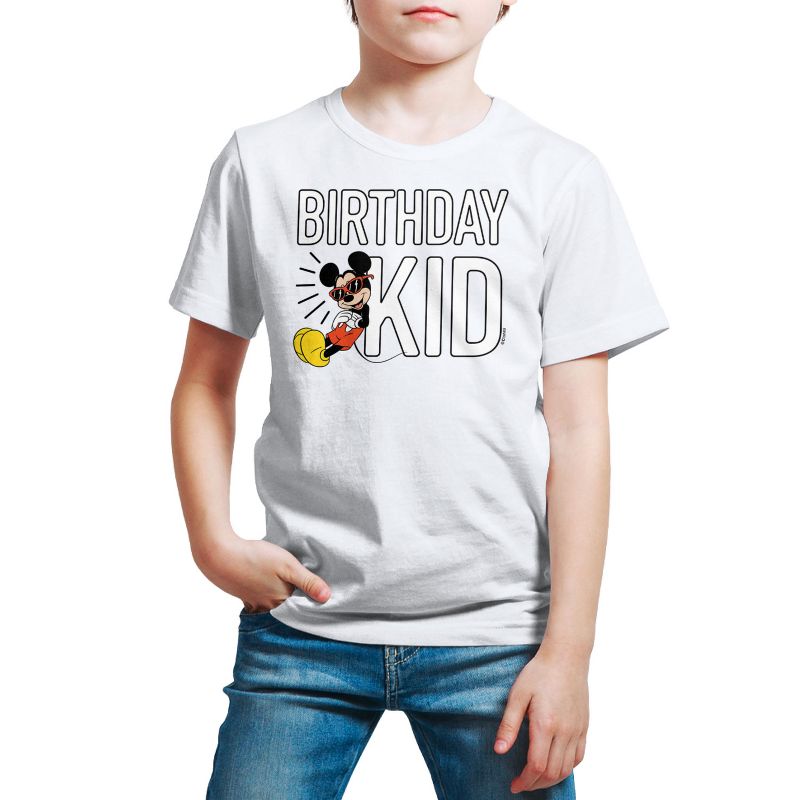 Boys' - Disney - Birthday Kid Short Sleeve Graphic T-Shirt