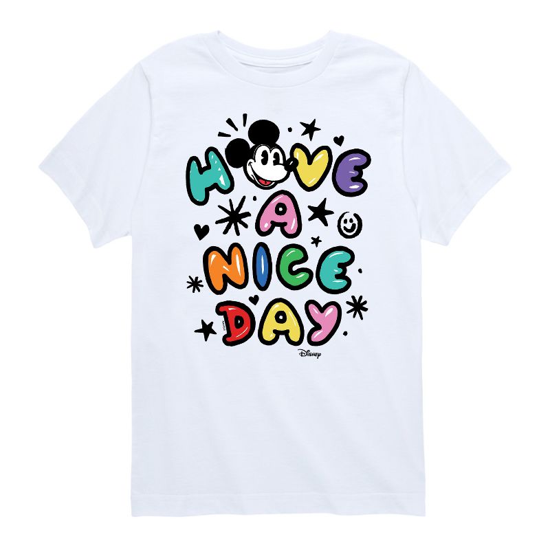 Boys' - Disney - Mickey Mouse Short Sleeve Graphic T-Shirt