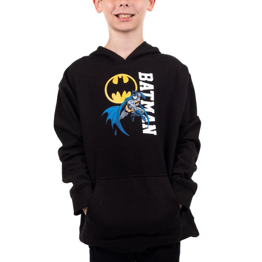 Batman Youth Boys Black Graphic Hoodie
