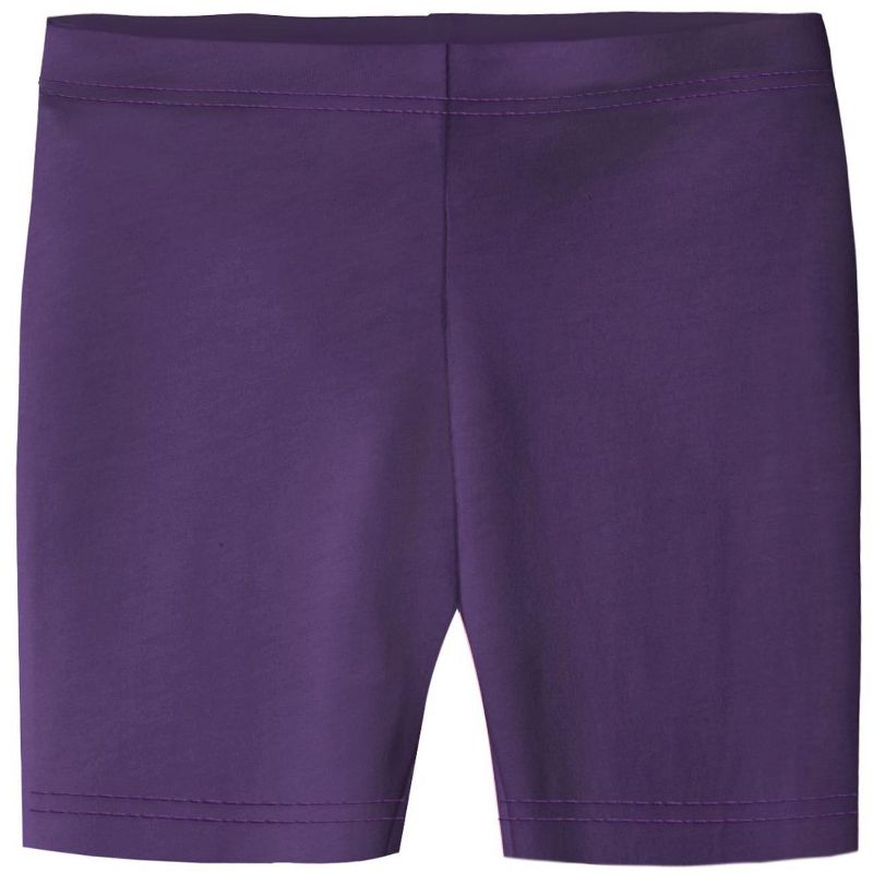 City Threads USA-Made 100% Cotton Girls Soft Bike Shorts