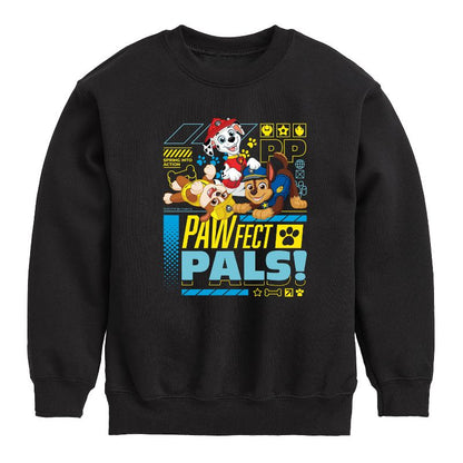 Boys' - Paw Patrol - Pawfect Pals Graphic Long Sleeve Fleece Sweatshirt