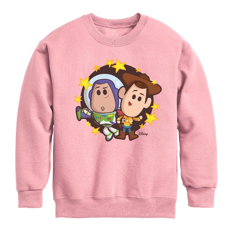 Boys' - Toy Story 4 -  Graphic Long Sleeve Fleece Sweatshirt