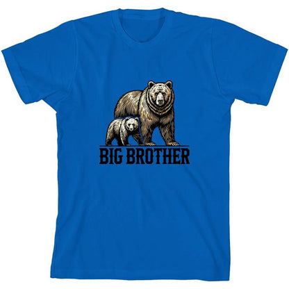تي شيرت Big Brother Bears للأولاد برقبة دائرية وأكمام قصيرة