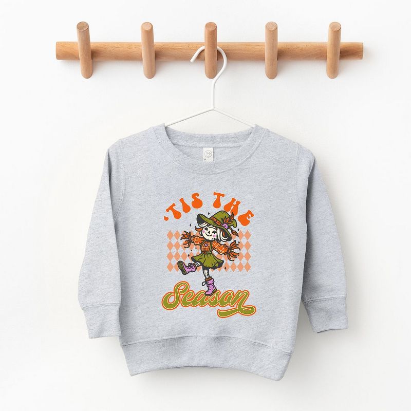 The Juniper Shop Tis The Season Scarecrow Toddler Graphic Sweatshirt