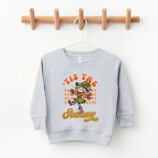 The Juniper Shop Tis The Season Scarecrow Toddler Graphic Sweatshirt