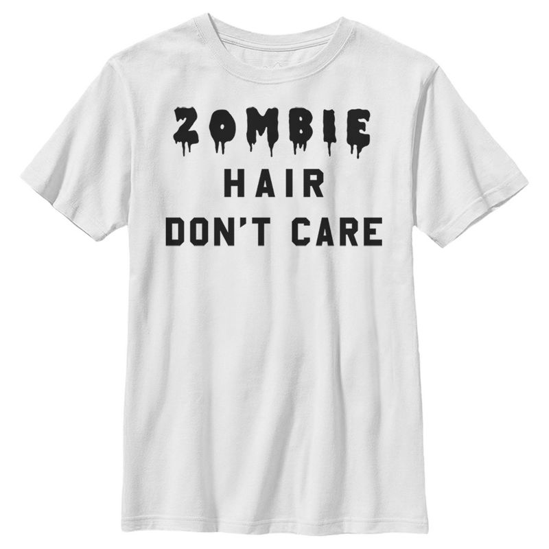 Boy's Lost Gods Halloween Zombie Hair Don't Care T-Shirt