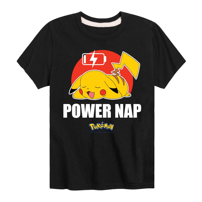 Boys' - Pokémon - Power Nap Short Sleeve Graphic T-Shirt