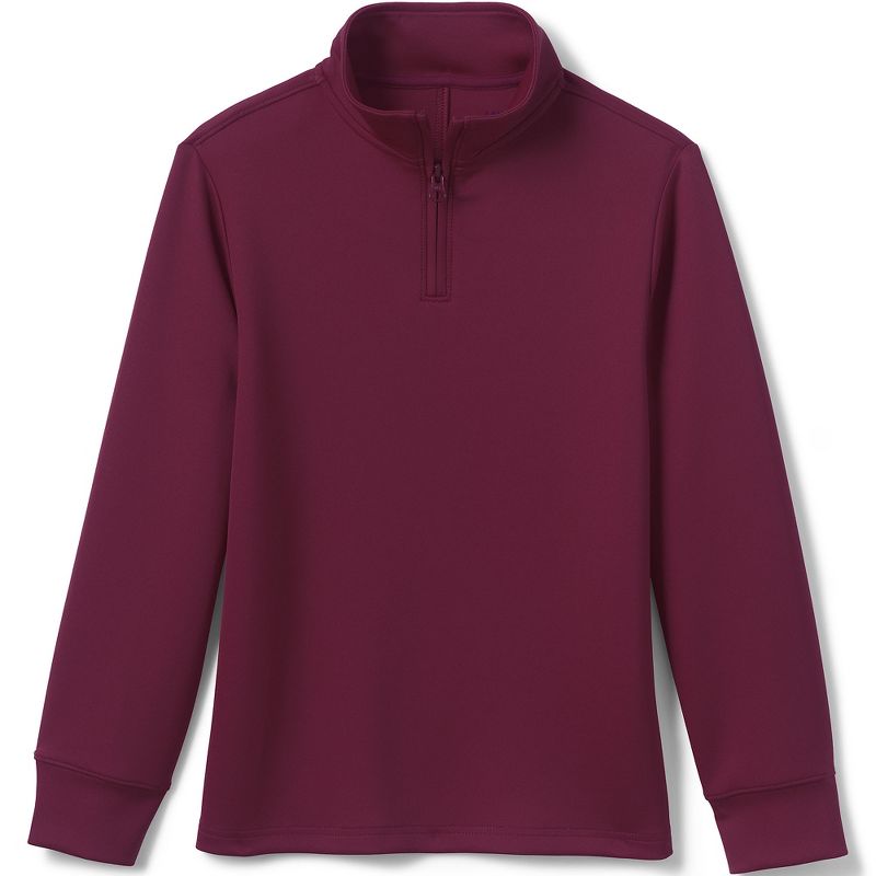 Lands' End Lands' End School Uniform Kids Quarter Zip Pullover