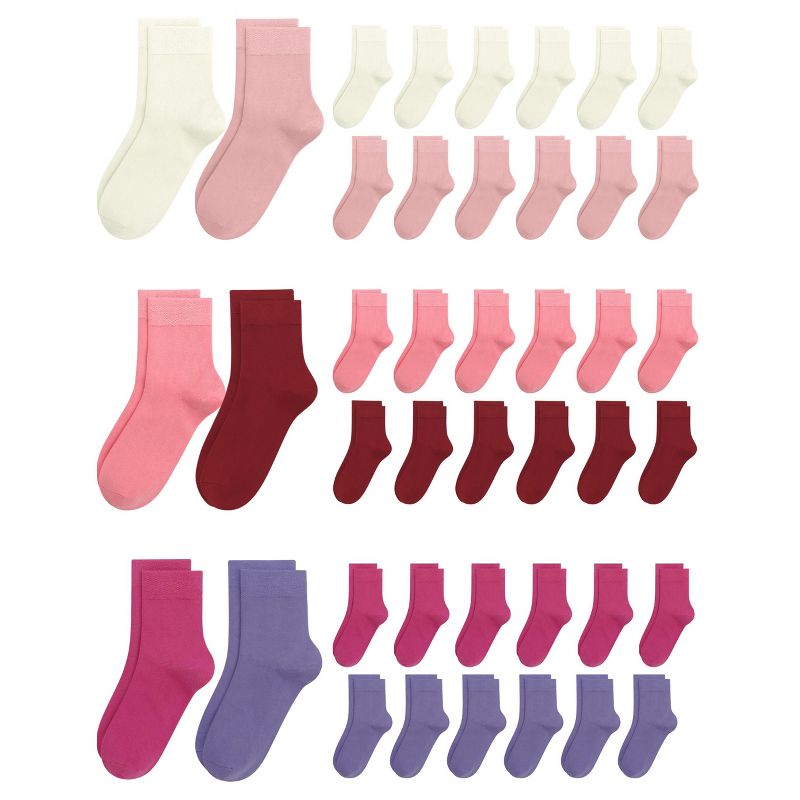 Viscose Bamboo Kids Thin Crew Socks Uniform Boys Girls Bulk Value Unisex Basic Casual Soft Wholesale 48 Pairs