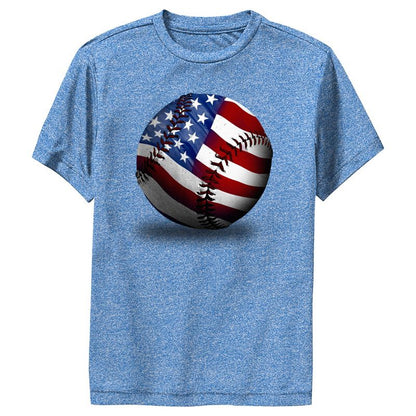 Boy's Lost Gods American Baseball Ball Performance Tee