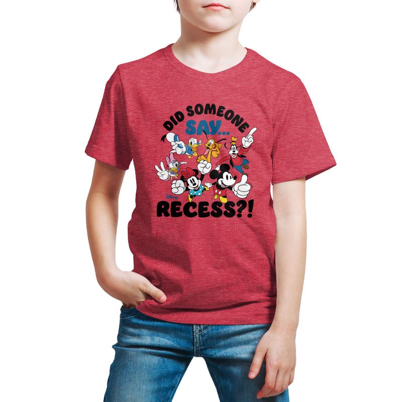 Boys' - Disney - Did Someone Say Recess Short Sleeve Graphic T-Shirt