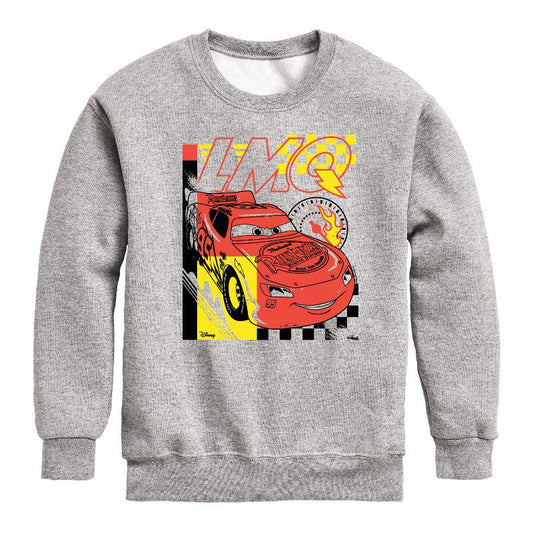 Boys' - Cars - Lightning Mcqueen Graphic Graphic Long Sleeve Fleece Sweatshirt