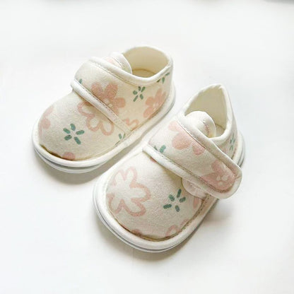 MyKids-USA Baby Cartoon Soft Antiskid Hook And Loop Baby/Toddler Shoes Low