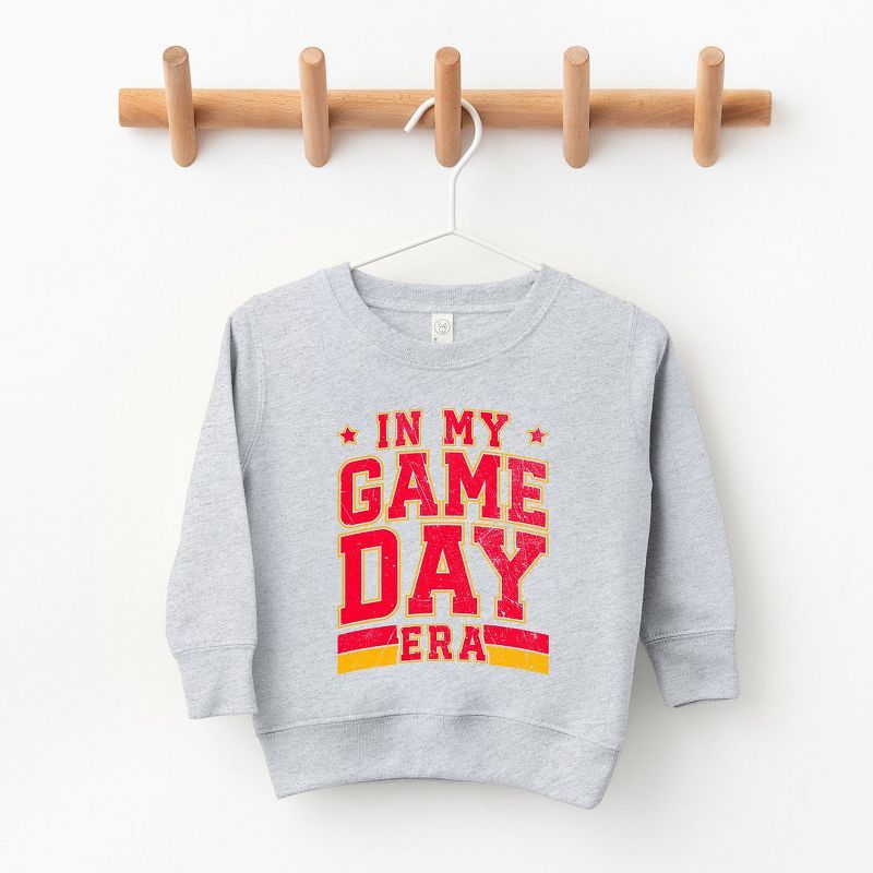 The Juniper Shop In My Game Day Era - Red Toddler Graphic Sweatshirt