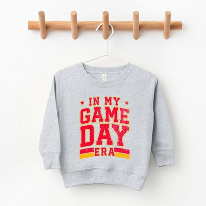 The Juniper Shop In My Game Day Era - Red Toddler Graphic Sweatshirt