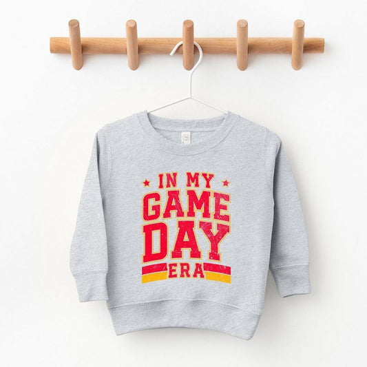 The Juniper Shop In My Game Day Era - Red Toddler Graphic Sweatshirt