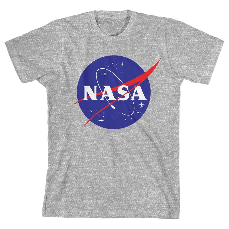 تي شيرت رياضي هيذر للأولاد بشعار ناسا