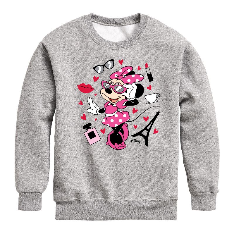 Boys' - Disney - Mickey & Friends Graphic Long Sleeve Fleece Sweatshirt