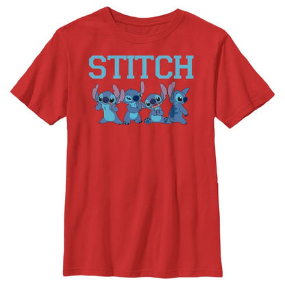 Boy's Lilo & Stitch Faces of Stitch T-Shirt