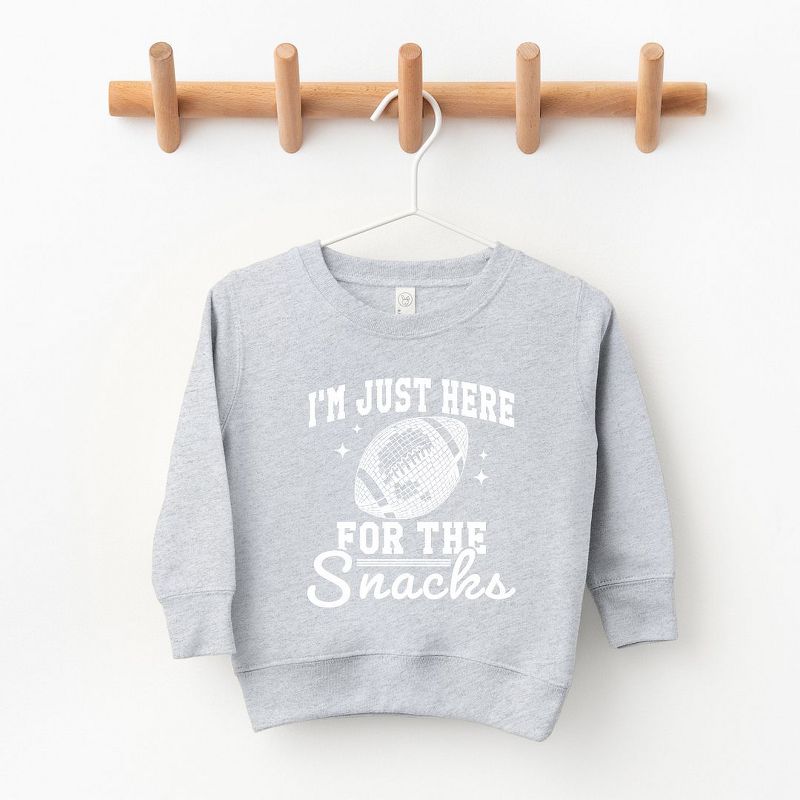 The Juniper Shop I'm Just Here For The Snacks Disco Youth Ultra-Soft Graphic Sweatshirt