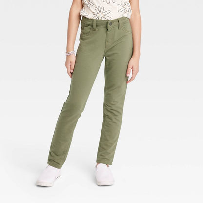 Girls' Mid-Rise Soft Knit Jeggings - Cat & Jack™