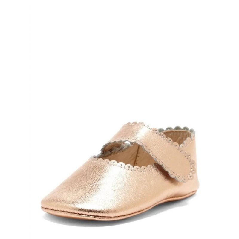 Gender Neutral Girls' Scalloped Mary Janes Shoes - Petit Confection