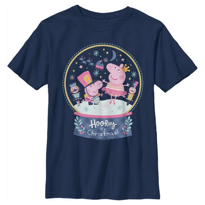 تي شيرت بيبّا بيغ هوراي إت كريسماس للأولاد