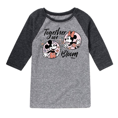 Boys' - Disney - Mickey & Minnie Raglan Graphic T-Shirt