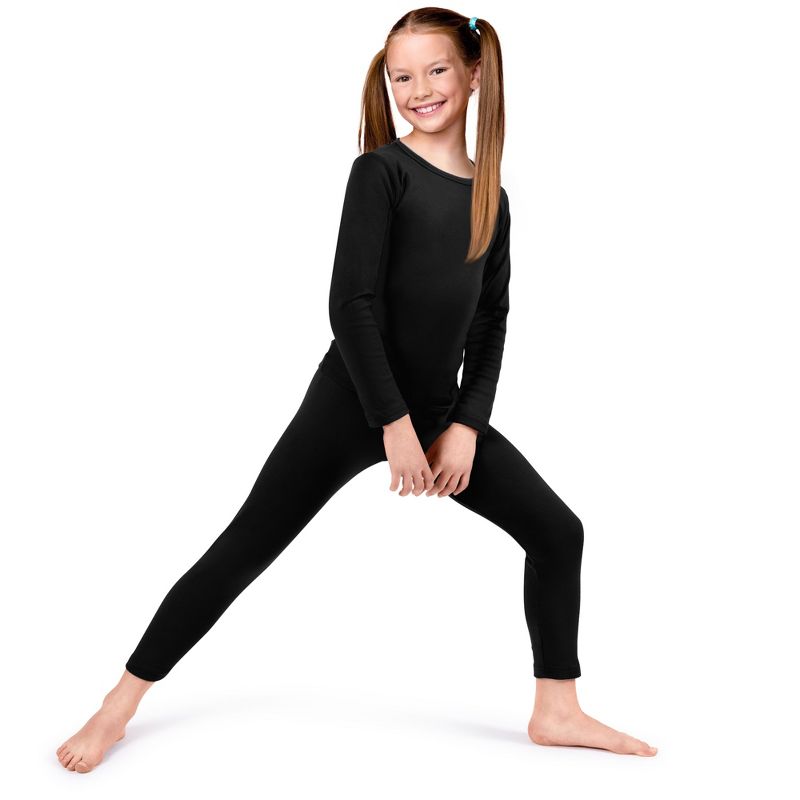 Rocky Thermal Underwear for Girls, Long Johns Fleece Lined Set, Shirt & Pants, Base Layer