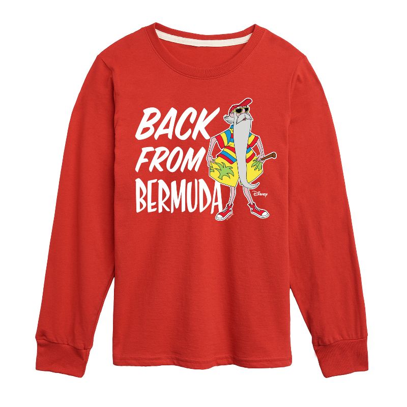 Boys' - Disney - Straight Outta Bermuda Long Sleeve Graphic T-Shirt