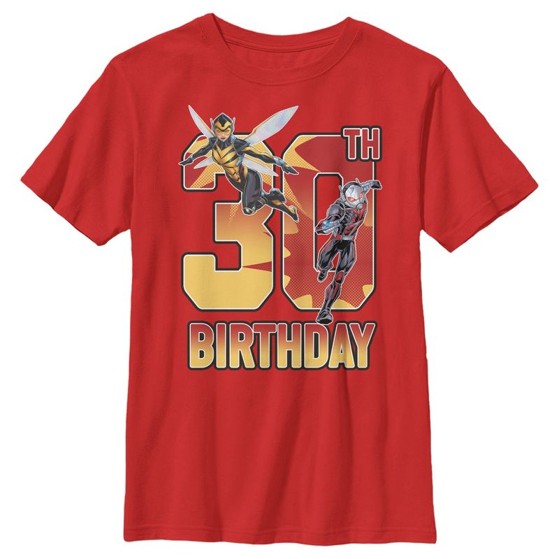 Boy's Marvel Ant-Man & Wasp 30th Birthday T-Shirt