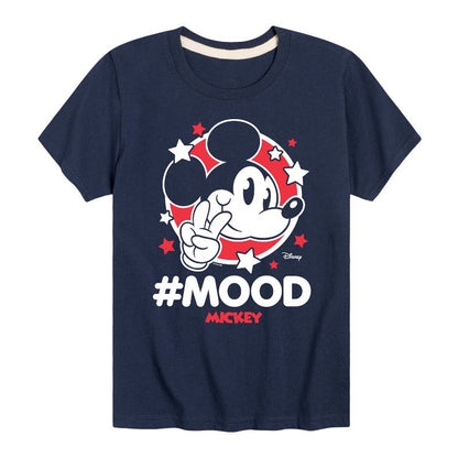 Boys' - Disney - Mickey Mouse Hashtag Mood Short Sleeve Graphic T-Shirt