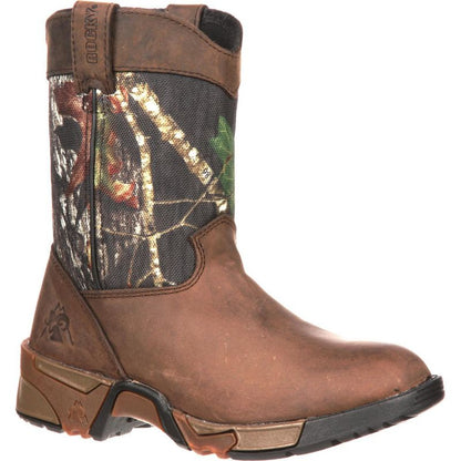 Rocky Kids' Aztec Wellington Brown Boot