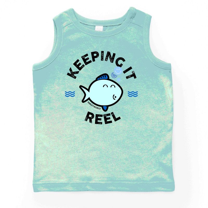 قميص خزان للشباب من The Juniper Shop SmileyWorld Keeping It Reel Fish