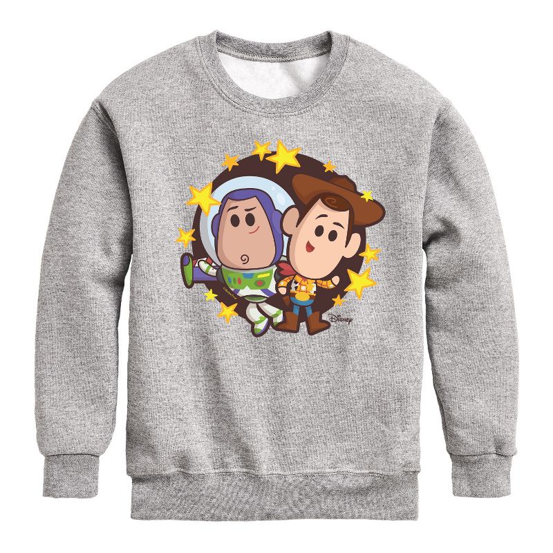 Boys' - Toy Story 4 -  Graphic Long Sleeve Fleece Sweatshirt