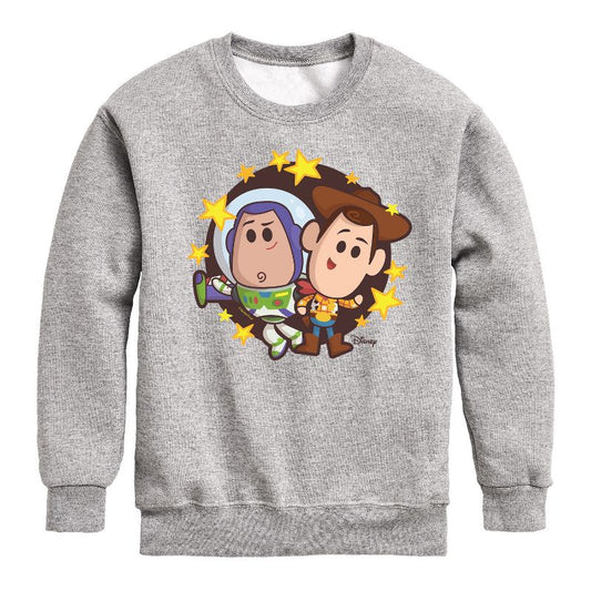 Boys' - Toy Story 4 -  Graphic Long Sleeve Fleece Sweatshirt