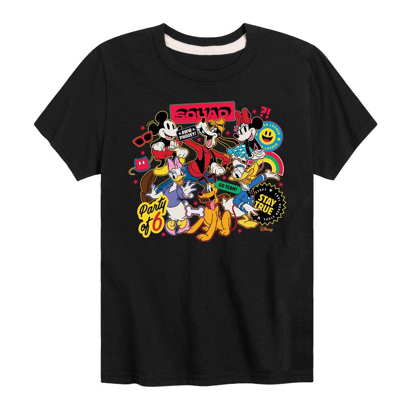 Boys' - Disney - Sticker Group Short Sleeve Graphic T-Shirt